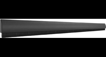 Tochtstrip zwart | Deurtochtstrip zwart | door-line deurtochtstrip luxe | Tochtwering | Tochtstrips voor deuren