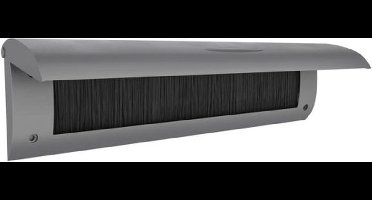 Brievenbusklep zilver | Binnenbriefplaat zilver | Brievenbusborstel zilver met klep | door-line brievenbus Deco