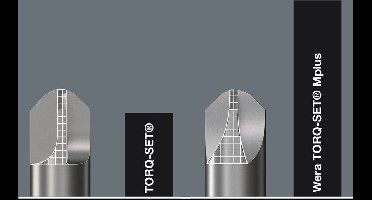 Wera 1/4" torq-set bit - 2 x 89mm