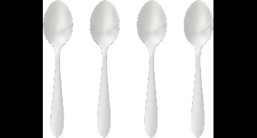 Secret de Gourmet Koffie/thee lepels Nevis - 16x stuks - RVS - 14,5 cm