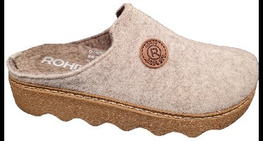 Rohde Dames Pantoffel Muil - 6120-13 lichtbeige - Maat 43