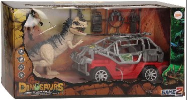Dinosaurus Speelset Rood