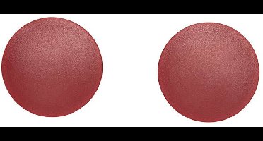 MAUL Magneet MAULsolid rond 2 stuks 2,5 kg kunststof Ferriet bruchsicher Ø 3.8 x 1.55 cm rood