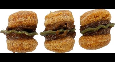 FAST FOOD MINI HAMBURGER MET KIP 9ST 112GR