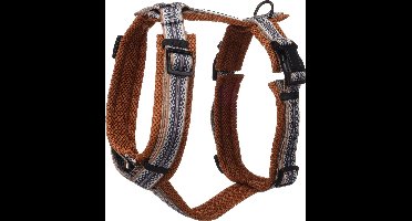 Hond Harnas Y-vorm Ubud Zwart L 46-80cm 60-86cm 25mm