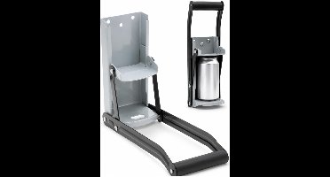 Excellent Houseware Blikjespers - met flesopener - metaal - 31 cm - blik crusher - pers