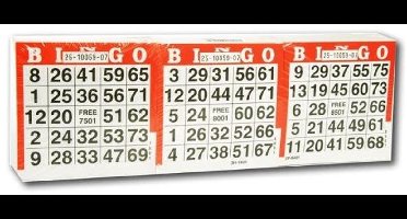 Bingokaarten 10500 Vellen – Eenkleurig Voor Eenmalig Gebruik – Bingo Accessoire voor Spelavonden & Evenementen – Engelhart