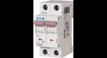 Eaton Installatieautomaat PLSM-B32/2-MW , B 32A , 2 Polig , 10 kA