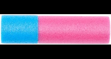 Eddy Toys Waterpistool van foam 15 cm - 12x - waterspuiten klein model - spuit 7 meter ver - roze - water speelgoed