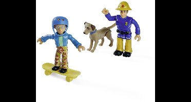 Simba Brandweerman Sam speelfiguren - Sam, Steele, Radar - speelgoedset.