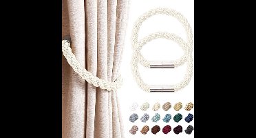 2 stuks gordijnbinders met magneet, gespen, gordijnstrikken, magnetische gordijnbinders, gordijndecoratie, accessoires, magnetische gordijnbinders