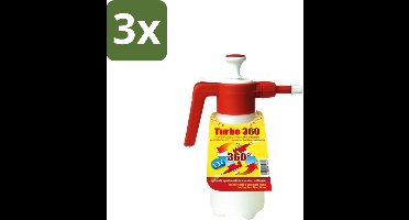BSI – Turbo Handdrukspuit – Handmatig Pompsysteem – 1,3 L - Bulkverpakking - 3 stuks