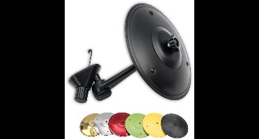 Auto-crashbekken voor ventilatierooster - mini-drumcrashbekken voor in de auto, helder metaalachtig geluid voor meer rijplezier voor muziekliefhebbers, compact auto-accessoire geschikt voor de meeste voertuigen