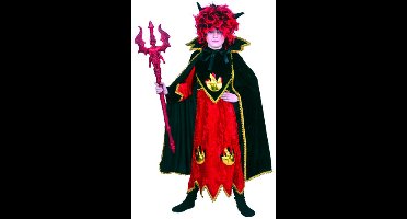 Traditionele Duivel Gewaad Met Cape Kind - Maat 116