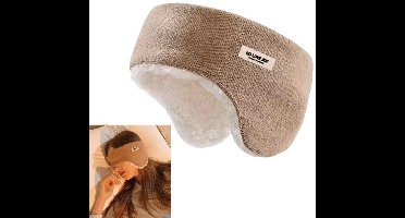 Winterhoofdband - met zachte fleecevoering, oorwarmers, volledige bedekking, oorkappen en hoofdband voor hardlopen en fietsen, zacht slaapmasker