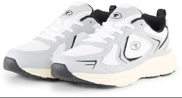 Tom Tailor Sneaker met plateauzool 40 white grey