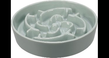 Flamingo - EETPOT SLOWFEEDER CENA ROND MUNTGROEN 20,5CM 640ML