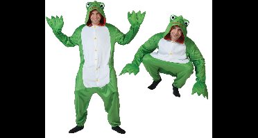 Groen kikkerpak voor carnaval
