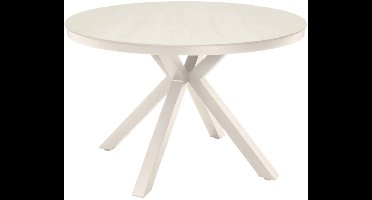 Les - Davos tuintafel Ø118cm - créme