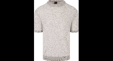 BOSS Knitted T-shirt Kantonio Grijs - Maat 3XL - Heren - Casual T-shirts