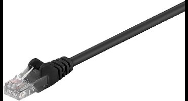 Wentronic CAT5E Netwerkkabel - RJ45 - Zwart - 15 m