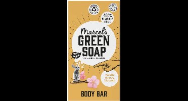 Marcel's Green Soap Body bar Vanilla & Cherry Blossom - 150 gr