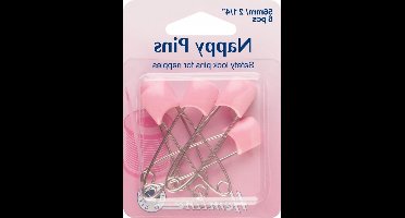 Veiligheidsspelden Luiers - Luier Sluitingen - Vastzetten Luiers - L-vormige Sluiting - N.v.t. - Roze