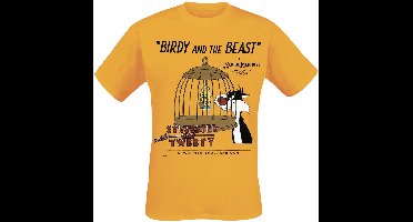 Looney Tunes Birdie And The Beast Heren T-shirt - geel - L