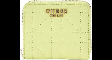 GUESS Portemonnee Assia SLG Zip Around Wallet Chartreuse Geel