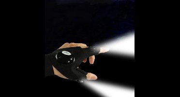 *** Vingerloze handschoen met LED-licht, zaklamp, reparatiefunctie en perfect voor sport en camping - Klussen Outdoor Survival Festival Feest van Heble® ***