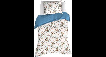 De Witte Lietaer Dekbedovertrek Sybil, Marrocan Blue - 140 x 200/220 - Katoen Percal