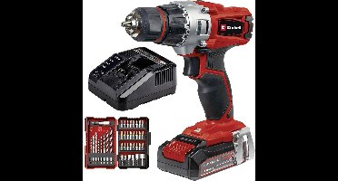 Einhell Power X-Change TE-CD 18/2 Li +39 (1x2,5 Ah) 4514219 Accu-schroefboormachine 18 V 2.5 Ah Li-ion Incl. accu, Incl