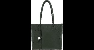 PICARD Leren Schoudertas Pure Shopper Pesto Donkergroen