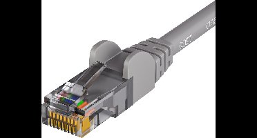 Qost - CAT5e internetkabel - CCA / UTP - 1 Gbps / 100 MHz - RJ45 Connectoren - Patchkabel / Netwerkkabel - 2 meter - Grijs