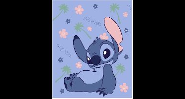 Stitch aloha fleece plaid 130 x 160 cm - polyester