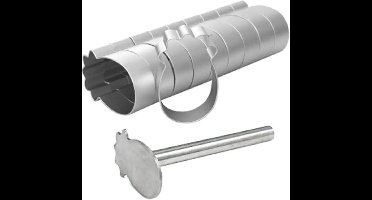 Taartvormen - ananas - RVS - 10 st