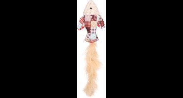 Flamingo Vinta Vis + Veer - Kattenspeelgoed - Beige