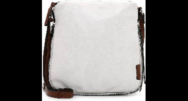 Tamaris Schoudertas Gritt Crossover Bag Ecru / Cognac Wit