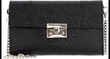 SEIDENFELT MANUFAKTUR Koppeling Avondtas Roros Clutch Black Zwart