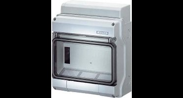 Hensel 61000736 KV 1509 Kleine verdeelkast Opbouw (op muur) Aantal groepen: 9 Aantal rijen: 1 Inhoud: 1 stuk(s)