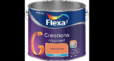 Flexa - Creations Muurverf Zijdemat - Fresh Orange - Mengverf - 2,5 L
