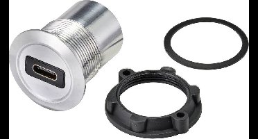 TRU COMPONENTS TC-9534336 USB-inbouwbus 3.1 Bus, inbouw USB-C 3.1-bus naar USB-A 3.0-bus Paneeldikte: 1-10 mm Inhoud: 1