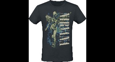 Nirvana Vertical Logo Heren T-shirt - zwart - XXL