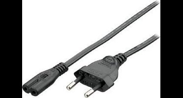 Equip electriciteitssnoeren Euro Power Cable, black