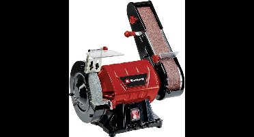 Einhell Elektrische Werkbank Slijp- en bandschuurmachine TC-US 350 - 350 W - Band-/schijfslijpfunctie - Vonkbescherming - Incl. grove schuurschijf + schuurband