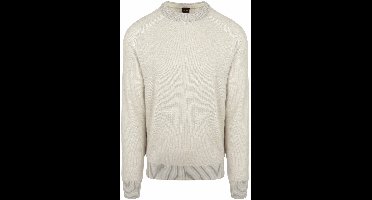 BOSS Trui Akajer Ecru - Maat XL - Heren - Pullovers