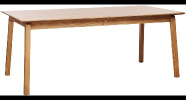 Eettafel Naturel Eikenhout - Uitschuifbaar - 190-290cm - Bari