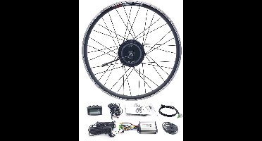 Elektrische Conversiekit – E-bike Ombouwset – Mountainbike Motor – Fiets Upgrade Kit – Achterwielmotor – 500W Vermogen – Compatibel Met 26-29" En 700C Wielmaten