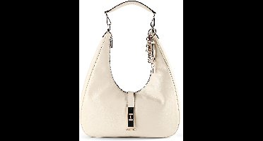 GUESS schoudertas Brooke Hobo Cream White crème