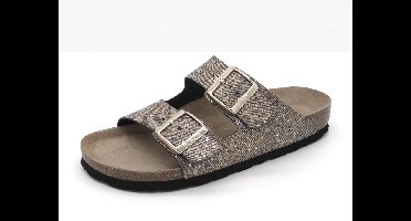 Rohde Dames Slipper - 5641-83 Naturel/Grijs - Maat 39